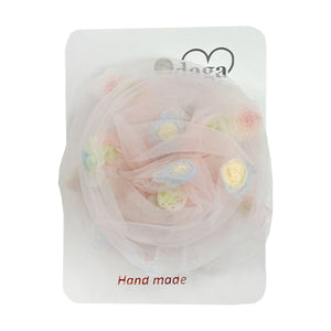 Daga Tu tu Tulle Bow Clip Pink