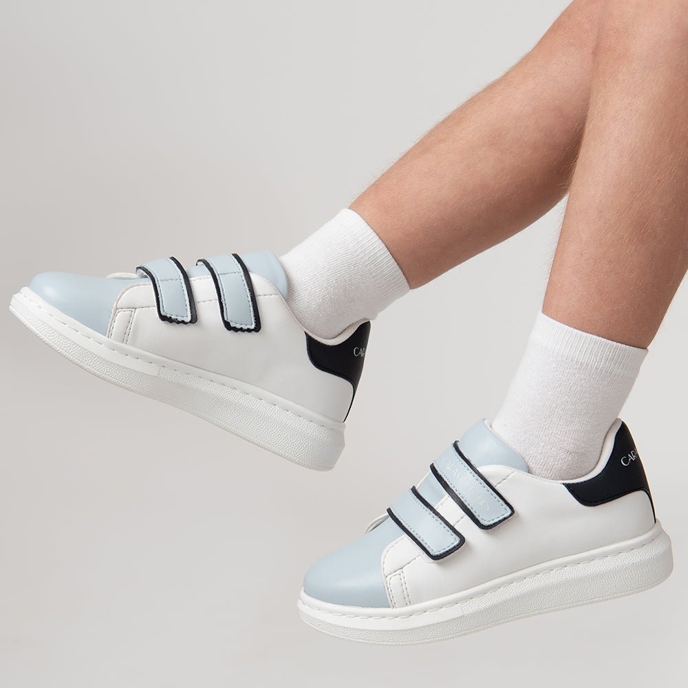 Caramelo Velcro Trainers Blue