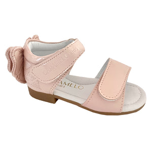 Caramelo Bow Back Sandals Pink