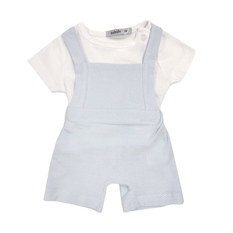 Babidu 2 Piece Romper Set Blue