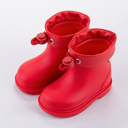 Igor Ankle Drawstring Wellies Red