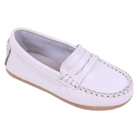 TNY Leather Loafer Cream