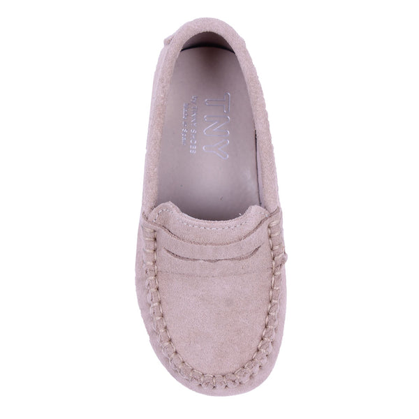 TNY Suede Leather Loafer Sand