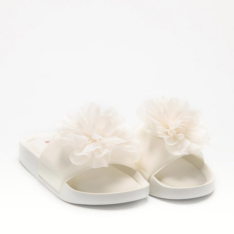 Lelli Kelly Isla Flower Sliders White
