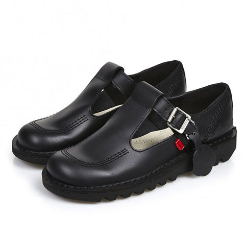 Kickers Kick T-Bar Classic Leather Shoes