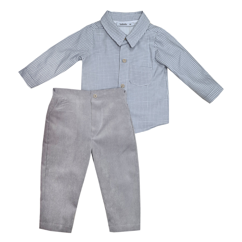 Babidu Shirt Set Grey