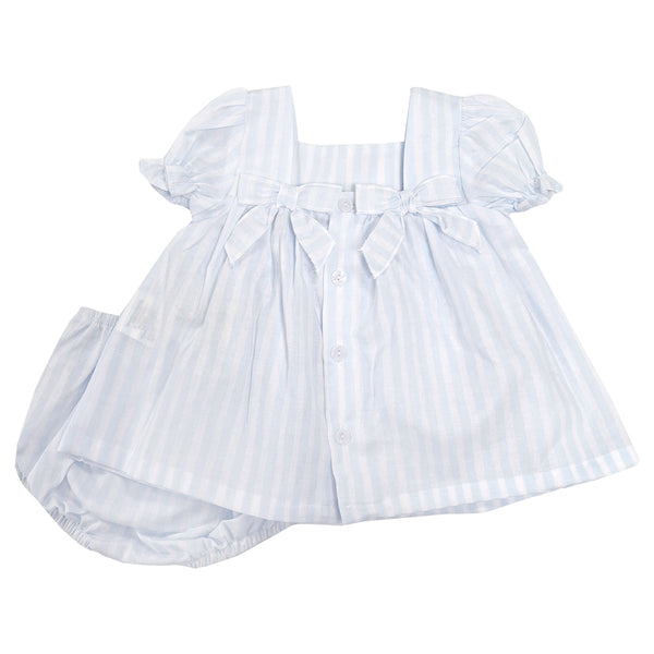 Babidu Stripe 2 Piece Set Blue