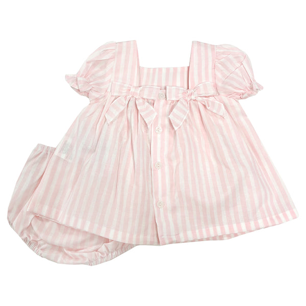 Babidu Stripe 2 Piece Set Pink