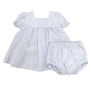 Babidu Stripe 2 Piece Set Blue