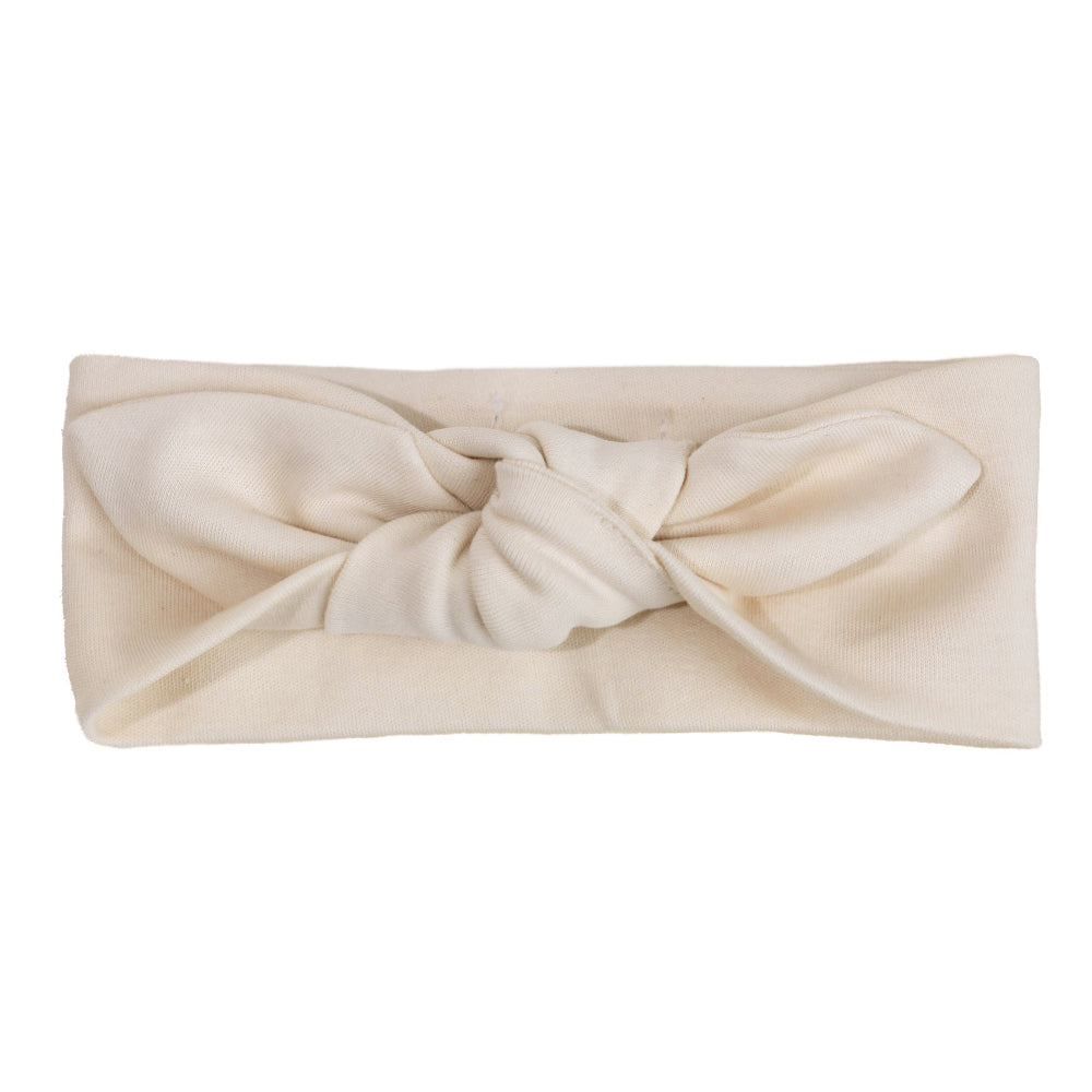 Baby Gi Bow Headband Beige