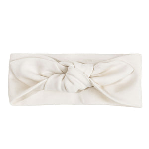 Baby Gi Bow Headband Ivory