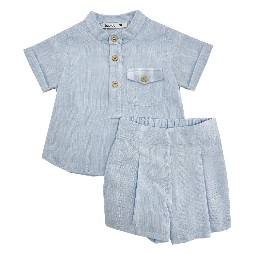 Babidu Shorts Set Blue