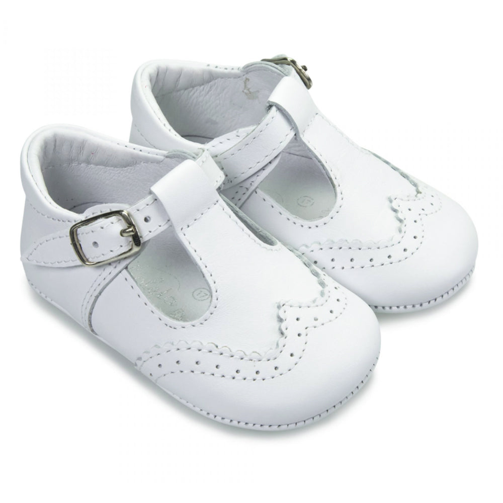 Borboleta Alex T-Bar Soft Sole White