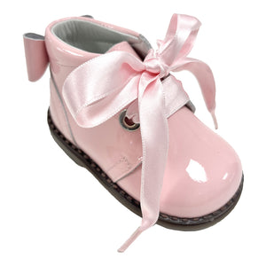 Andanines Bow Back Boot Pink