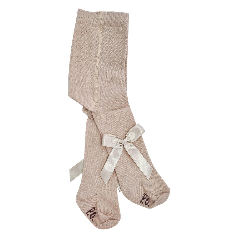 Pretty Originals Bow Tights Camel