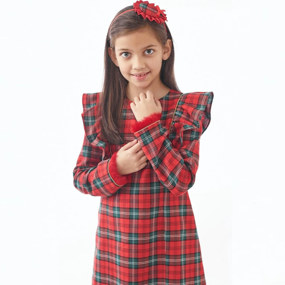 Carmen Vazquez Ricittos Tartan Dress