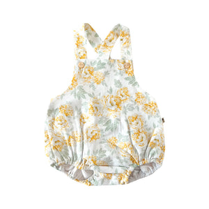 Carmen Vazquez Ricittos Floral Lemon Romper