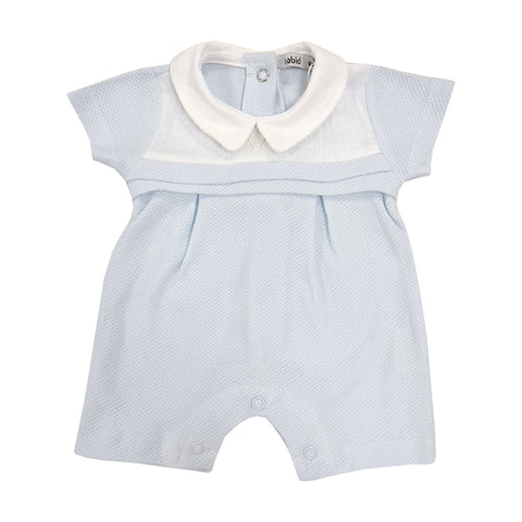 Babidu Collar Romper Blue