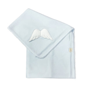 Baby Gi Cotton Wings Blanket Blue