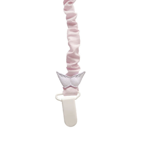 Baby Gi Cotton Wings Dummy Clip Pink