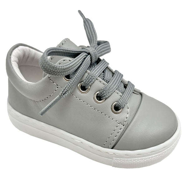 Borboleta Santiago Low Lace Up Pale Grey