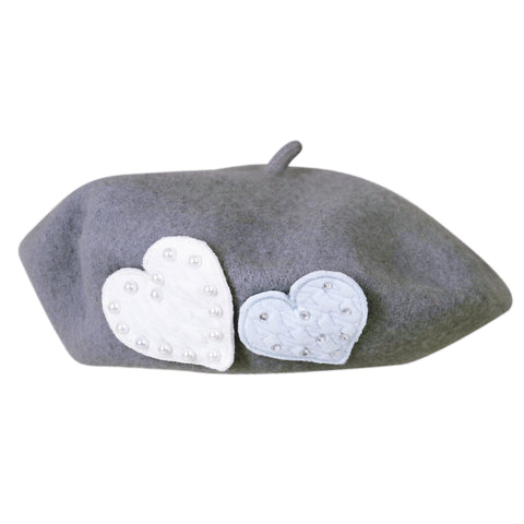 Daga Heart Beret Grey