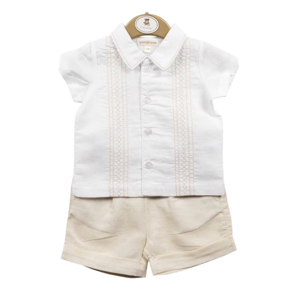 Mintini Beige Shirt Set