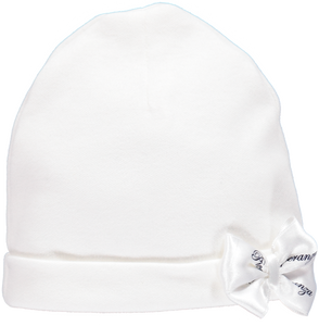 Piccola Speranza Bow Hat Cream