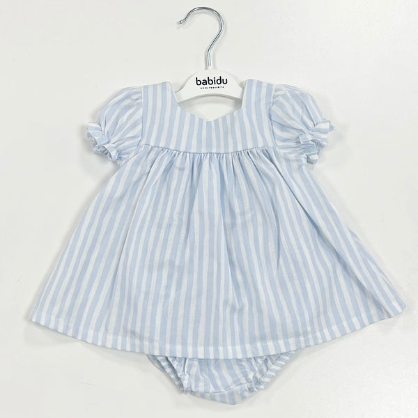 Babidu Stripe 2 Piece Set Blue