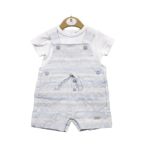 Mintini Stripe Dungaree Set