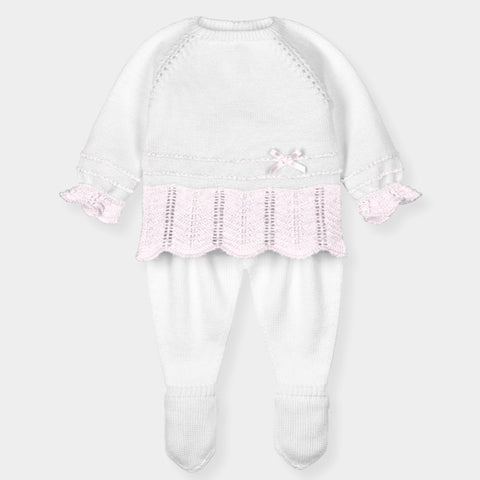 Mac Ilusion 2 Piece Set White Pink
