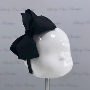 Bowtique London Bow HeadBand Black