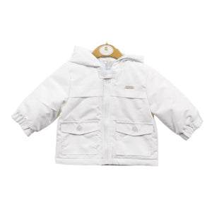 Mintini Check Hood Jacket White