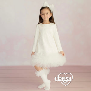 Daga Lace Tutu Dress Cream