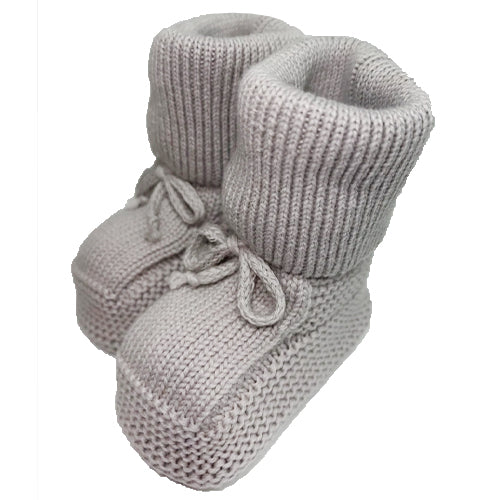Caramelo Knitted Bootie Grey