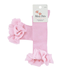 Meia Pata Long Tulle Socks Pale Pink