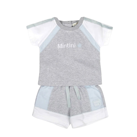 Mintini Casual Shorts Set Grey