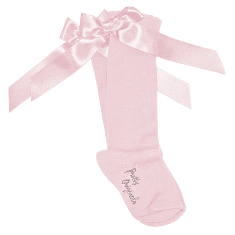 Pretty Originals Knee High Socks Pale Pink