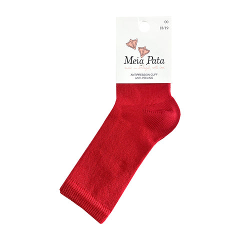 Meia Pata Long Socks Red