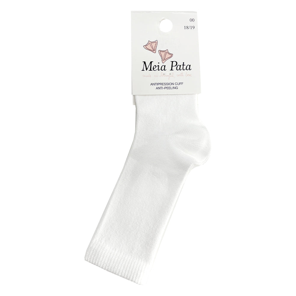 Meia Pata Long Socks White