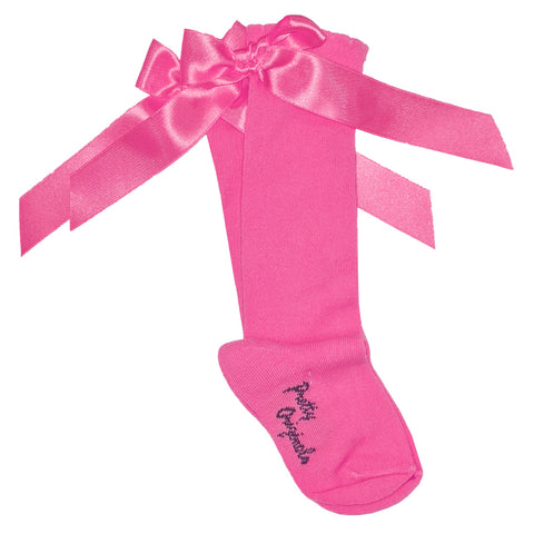Pretty Originals Knee High Socks Hot Pink