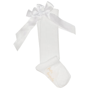 Pretty Originals Knee High Socks White