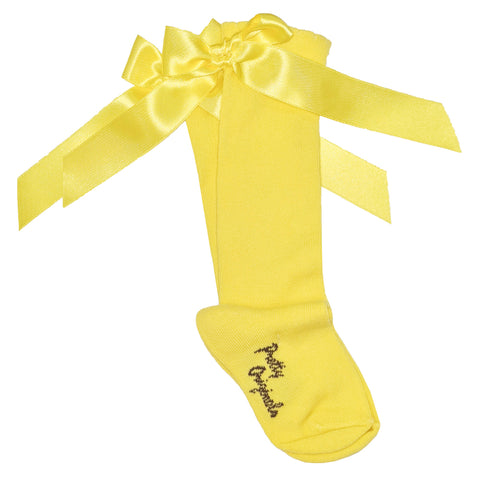 Pretty Originals Knee High Socks Yellow