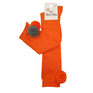 Meia Pata Pom Pom Socks Orange