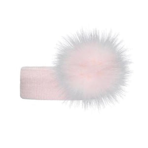 Pom Pom Envy Single Pom Headband Pink