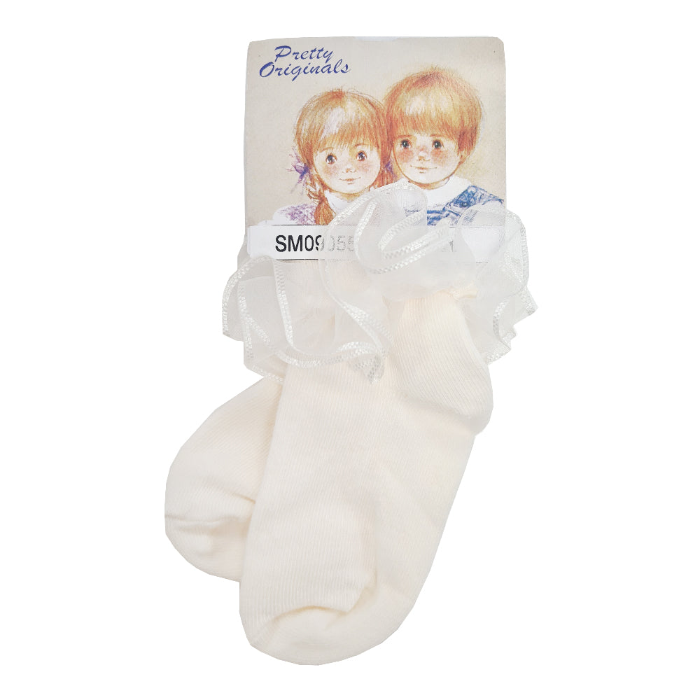 Pretty Originals Ankle Socks Cream