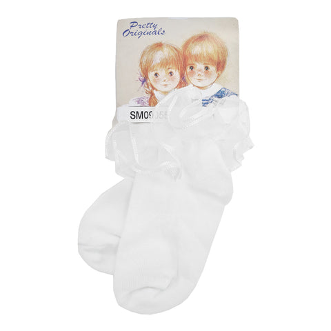 Pretty Originals Ankle Socks White