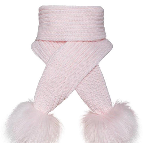 Pom Pom Envy Scarf Pink