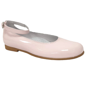 Pretty Originals Ankle Band Patent Leather Pale Pink