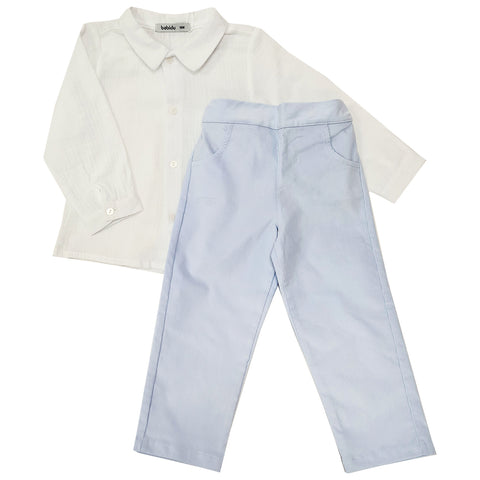 Babidu Shirt Set Pale Blue